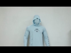 محافظ جوش ضد اشعه ی ماوراء بنفش پوشک های ماهیگیری سبک وزن جرسی UPF50 محافظت سریع از آفتاب خشک