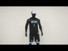 چاپی فوق العاده بازگرداننده لباس بسکتبال جلیقه اسپری PP سفارشی