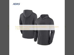 Sudaderas con capucha y camiseta de sublimación de poliéster sostenible, camisetas personalizadas, sudaderas