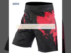 Camisetas de poliéster con bordado de espandéx MMA Sublimado negro