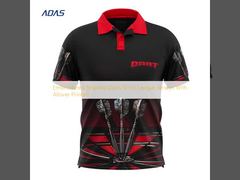 Camisetas de dardos bordadas a medida Camisetas de liga con todo impreso